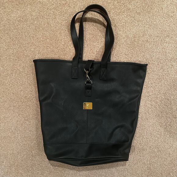 Germaine Monteil Paris Large Leather Tote - Picture 1 of 4